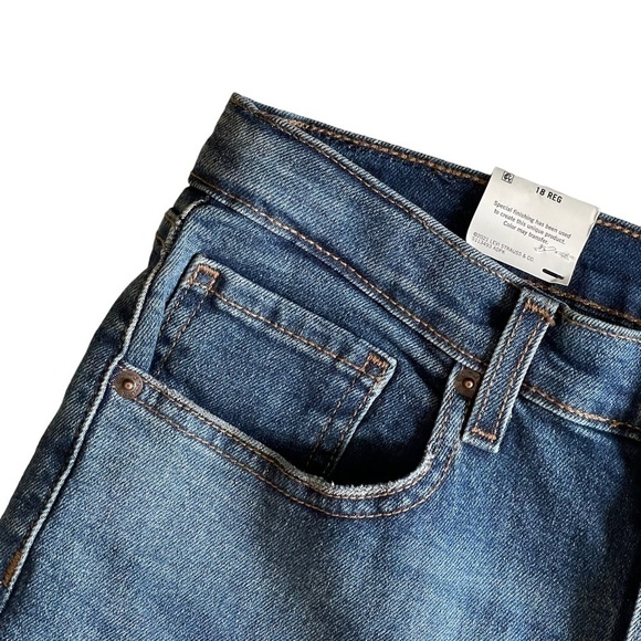 Signature by Levi Strauss Size 18 youth Boys Taper leg Jeans NWT - Picture 6 of 11